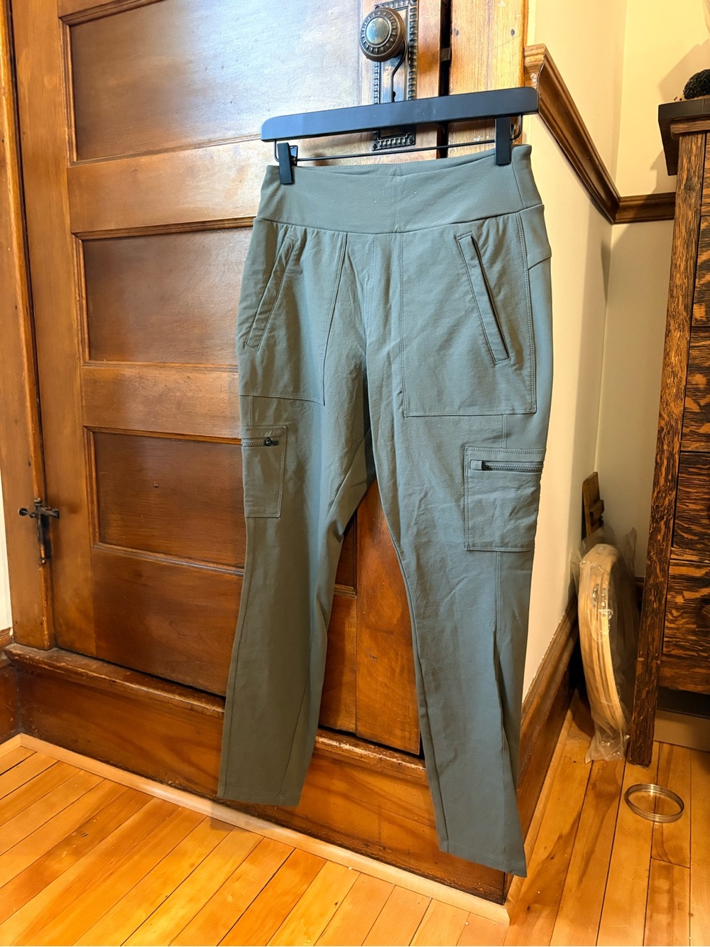 Athleta Olive Green Cargo Leggings